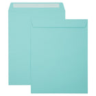 JAM Paper - Enveloppes format catalogue 10 po l x 13 po H à ouverture sur le petit côté, bleu turquoise, paquet de 1000-Matériau : papier