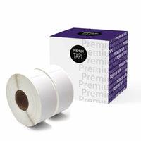 Premium Tape - Compatible avec Dymo 30252 Étiquettes d'adresse - Noir sur Blanc - 1-1/8" x 3-1/2" - 2 rouleaux - 700 étiquettes (350 étiquettes/rouleau)-Couleur: Noir / Blanc
