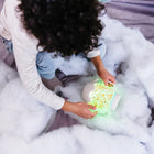 Glo Pals - Pots sensoriels - Nuage douillet - Gris-Couvercle verrouillable anti-fuite pour un jeu sécuritaire en déplacement