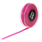 JAM Paper - Ruban de satin double face - 3/8" de large x 25 m - Rose choquant-Taille : 0,375 po x 25 mètres