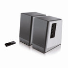Edifier - R1700BT Enceintes multifonctions de bibliothèque Bluetooth actives - Blanc-Accédez facilement au volume, à la lecture et bien plus encore avec une télécommande sans fil pratique, suffisamment petite pour tenir dans votre poche