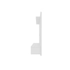 Manhattan Comfort - Centre de divertissement flottant Liberty 70,86 po style milieu du siècle moderne - Blanc-12,99 po L x 70,86 po l x 52,95 po H