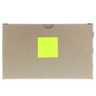 JAM Paper Étiquettes adresses carrées, 2 x 2 po, jaune néon, 240/paquet-Compatible avec les imprimantes laser et à jet d’encre