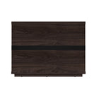 Manhattan Comfort - Table de nuit moderne Evelyn 32" à 3 tiroirs - Marron-Assemblage à domicile requis Tout le matériel inclus