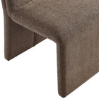 Modway - Emory Tissu tapis Fauteuil d’appoint de salle à manger - Mocha-9
