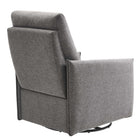 Modway - Etta Tissu rembourré Chaise longue - Gris clair-Esthétique minimaliste