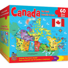 Masterpieces Puzzle Company - Carte de Canada casse-tête de 60 pièces-Age: 5+