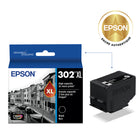 Epson - T302 Cartouche d'encre - Grande capacité - Noir-Photos brillantes autant sur papier ordinaire que sur papier glacé