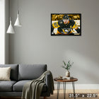Sidney Crosby Pittsburgh Penguins Face-Off Close-Up sur toile - Toile encadree - 31" x 22"-Prêt à accrocher - livré entièrement assemblé