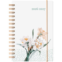 W.Maxwell - 2026-27 Baro Agenda Quotidien - 5,25 po l x 8 po H - Narcisse-Août 2026 à juillet 2027