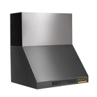 KUCHT KRH303A-C 30 po Hotte murale - 900 CFM - Gemstone-Cette hotte de style professionnel est équipée d'un ventilateur puissant atteignant jusqu'à 900 CFM, offrant plusieurs niveaux de débit d'air et capturant fumées et odeurs de cuisson en fonctionnement silencieux.