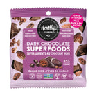 Healthy Crunch - Cacao Nibs Chocolat noir Superfoods, 50 unités x 40 grammes-Sans allergène