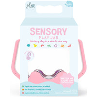 Glo Pals - Pots sensoriels - Chewing-gum - Rose-Le bocal activé par l'eau passe par 9 couleurs apaisantes