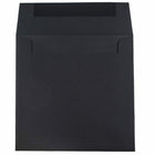 JAM Paper - Enveloppes d'invitation carrées - 8,5 x 8,5 - lin noir - Paquet de 25-La forme carrée unique fera ressortir votre courrier !
