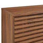 Modway - Render Fixé au mur Armoire de salle de bain in Noyer-Finition en bois