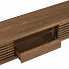 Modway - Render 59 po Meuble TV, Noyer-Stratifié lisse à grain de bois