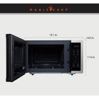 Magic Chef - Micro-ondes de comptoir 0,9 pi³ 900 watts à commande tactile numérique-6 modes de cuisson préprogrammés pour les aliments couramment cuits au micro-ondes