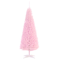 HOMCOM - Arbre de Noël - arbre de Noël fin avec branches réalistes-L'arbre de Noël artificiel a un style fin 