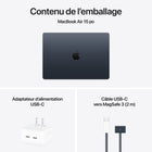 Apple - Portatif MacBook Air 15 po - Puce M4 - SSD 256 Go - Mémoire unifiée 16 Go - Minuit - Français-10