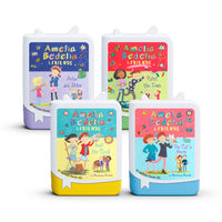 tonies - Audiobooks: Amelia Bedelia & Friends - Ensemble de 4 pièces (Anglais)-Profiter d’un roman narré immersif avec chaque livre audio qui inspire l’amour de la lecture.