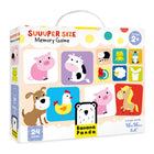 Banana Panda - Jeu de mémoire de taille super grande-Les pièces extra-larges et géantes sont fabriquées en carton épais de haute qualité, parfait pour les petites mains