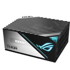 ASUS - Bloc d’alimentation ROG-THOR-1000P2-GAMING ATX12V 80+ Platinum 1000W-Les dissipateurs ROG ont un volume deux fois plus important que les conceptions traditionnelles, ce qui permet de réduire les températures, d'allonger la durée de vie des composants et de prolonger le fonctionnement à 0 dB