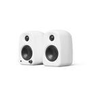 Kanto - Haut-parleurs de bureau alimentés avec USB-C, RCA, Bluetooth 5.3 et sortie casque - Craie, Paquet de 2-Réponse de fréquence 80 Hz - 22 kHz