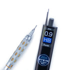 Pental - Mines de Recharge Ain Stein - 0.9mm - HB - 36 Mines par Tube, Paquet de 4-Chaque mine de 60mm écrit comme un crayon de bois standard
