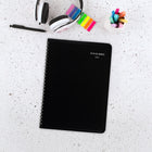 AT-A-GLANCE - Cahier de rendez-vous hebdomadaire/mensuel QuickNotes 2027 - 9 7/8 po H x 8 po l - noir - bilingue-Pochette de rangement incluse