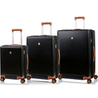 Champs - Vintage Muse Ensemble de Bagages 3 Pièces - NoirTan-Expansion sur toutes les valises