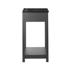 Modway - Altura 24" Vanette de salle de bain - Gris Noir-Capsules de pied non marquées