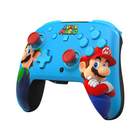 Turtle Beach - Manette de gaming RGB sans fil Rematch - Mario & Luigi pour Nintendo Switch 2-Connexion sans fil à faible latence jusqu'à 9 m