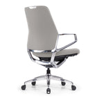 Decent Living - Chaise de bureau Nexten Pro, dossier haut, Blanc cassé-Accoudoirs et dossier inclinables simultanément