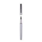 Gry Mattr − Stylo gel corps bleu/gris − accents de chrome noir − 0,7 mm-Couleur de douille : bleu / gris