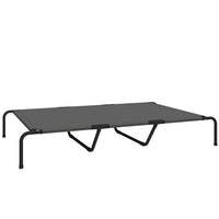 PawHut - Lit pour chien surélevé d’extérieur - 59,8 po L x 37 po l x 9,1 po H - gris-Le design surélevé de 9,1 po (23 cm) garde les animaux au frais et à l’abri des parasites 