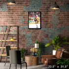 Evgeni Malkin Pittsburgh Penguins Goal Celebration sur toile - Toile encadree - 22" x 31"-Sous licence officielle de la LNH et de l'AJLNH