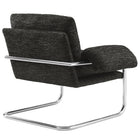 Modway - Ansel Tissu Boucle Chaise d’accent - Charbon de bois-Épingles de pied non marquées