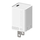 Scosche - adaptateur mural de recharge rapide USB-C Power Delivery 30 watts GaN Tech avec boches pliables - blanc-Sa technologie GaN evoluee favrise une recharge plus efficace et plus froide