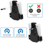 Mount-It ! - MI-3785 Support universel pour tablettes avec serrure-Inclinaison : +80° ~ -65°, Rotation de l'écran : 360°