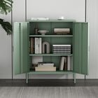 Manhattan Comfort - Buffet d’appoint moderne Naomi 31,5 po - Vert-Lignes épurées et silhouette minimaliste, parfaites pour les espaces contemporains et transitionnels