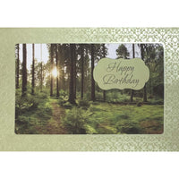 Mill Brook Studio - Cartes de souhaits Fête avec enveloppes – 5-3/8 po x 7-3/4 po – Forêt – paquet de 18-Cartes de souhaits qualité boutique