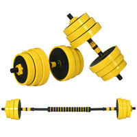 Soozier - Ensemble Haltères & Barre Réglable 66 Lbs, Disque 66 Lbs, Pince De Barre, Barre Pour Entraînement De Force, Entraînement Complet Du Corps-Il suffit de quelques secondes pour l’assembler, puis vous pouvez vous concentrer sur l’exercice  