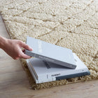 Modway - Jubilant Mémor Géométrique Abstrait de Vérone Tapis de 5 pi l x 8 pi L - Crème et beige-Polypropylène tendre à haute densité