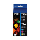 Epson - T786 Cartouche d'encre - Capacités mixtes -  Emballage mixte – Noir et couleurs-Qualité photo supérieure à celle des photos de labo