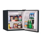 BLACK+DECKER - 1,7 pi³ Mini-frigo autonome avec congélateur, noir-Certifié Energy Star : Ce réfrigérateur compact avec congélateur utilise le réfrigérant R600a et est certifié ENERGY STAR, utilisant des compresseurs à haut rendement qui créent moins de chaleur et consomment moins d'énergie