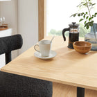 Modway - Lippa 28 po Carré Bois Bar Table, Noir Naturel-Sièges 2