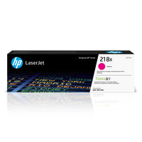 HP - Cartouche de toner LaserJet authentique 218X - Haut rendement - Magenta-Comptez sur une impression fiable de haute qualité et gagnez du temps en évitant les problèmes d’impression courants : le toner HP d’origine offre à votre bureau l’expérience d’impression essentielle à la productivité