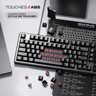 Cybeart - Akula 99 Lite Clavier De Jeu Sans Filaire Rgb Compact - Noir-Interrogation ultra-rapide de 1 000 Hz avec une latence de 1 ms pour une saisie précise et sans décalage, que ce soit pour les jeux ou le travail
