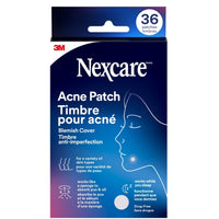 Nexcare - Timbre anti-imperfection pour acné, 36/paquet-Efficace, mais doux : Les timbres pour acné Nexcare ne sont pas irritants et sont doux pour la peau, et ne la dessèchent pas