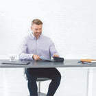 Agrafeuse antimicrobienne Fellowes LX850 EasyPress pleine bande - Noir-Garantie limitée de 10 ans du fabricant